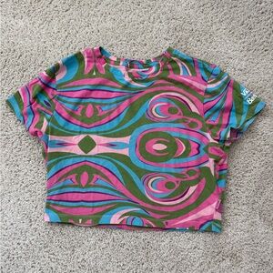 Vans x Barbie women’s size M cropped tee.